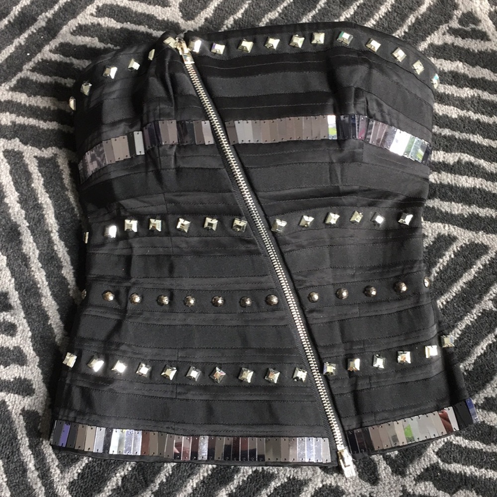 Bebe Studded Bustier Corset